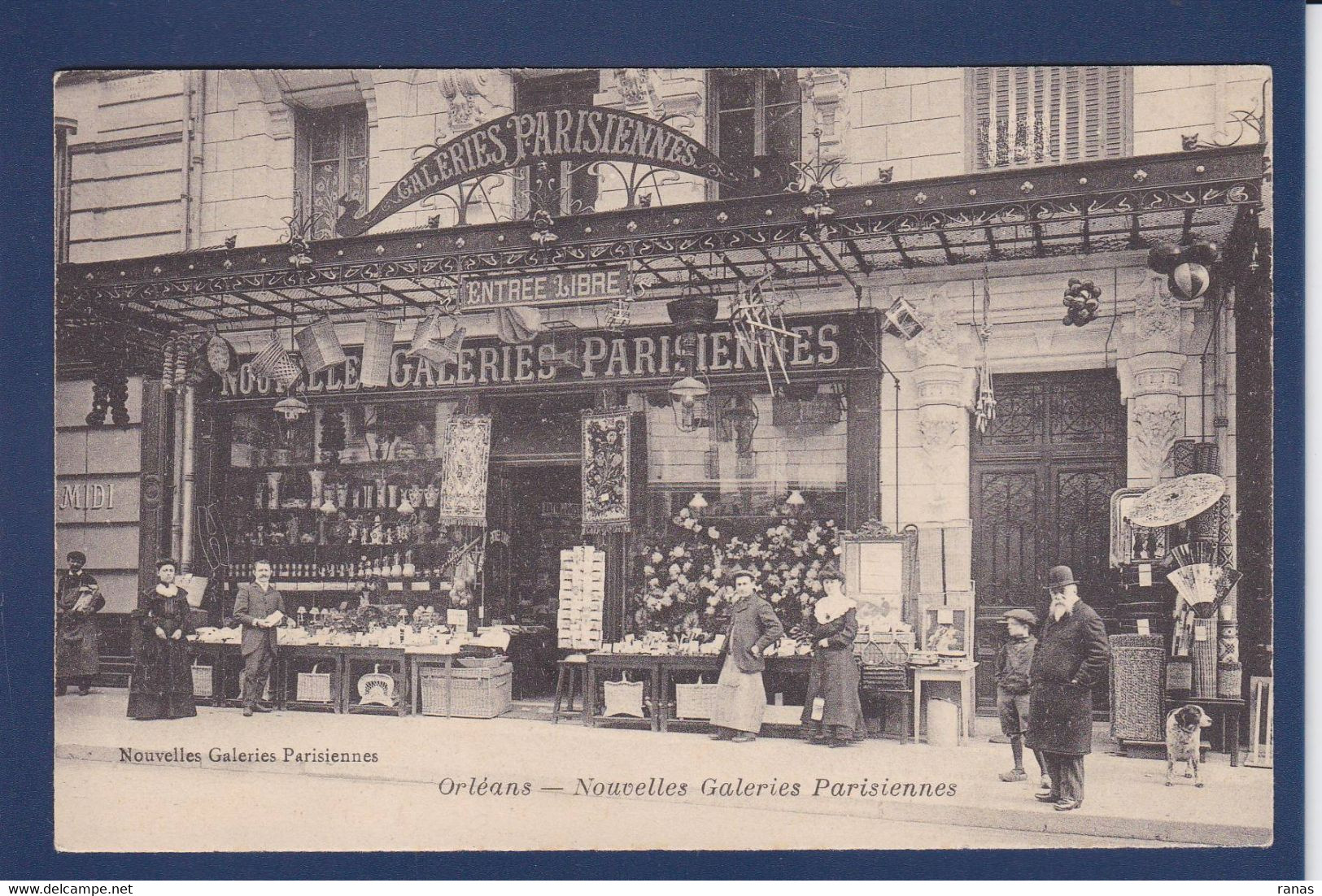 CPA [45] Loiret > Orleans Commerce Shop Non Circulé Devanture Magasin Bazar Deltiologie Cartes Postales - Orleans