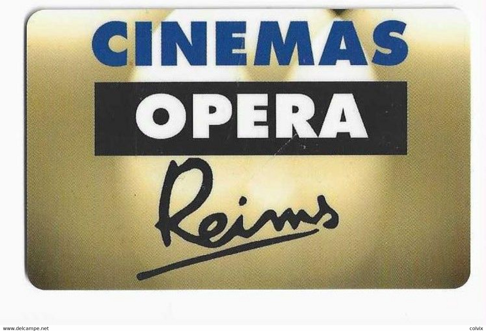 FRANCE CARTE CINEMA  OPERA REIMS - Kinokarten