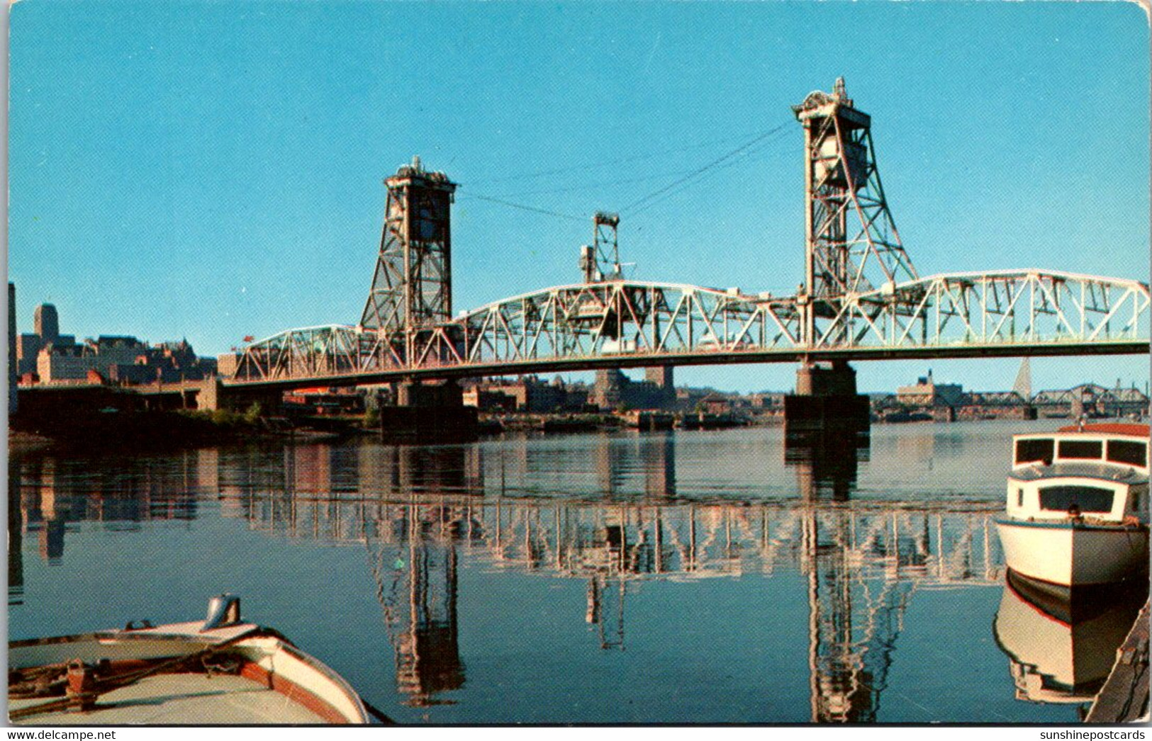 New York Albany Dunn-Memorial Bridge To Rensselaer 1965 - Albany