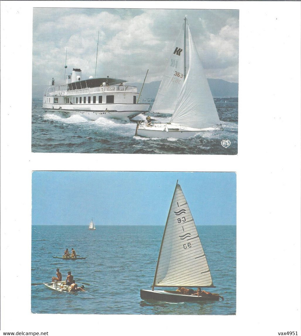 THEME  BATEAUX  LOT DE 3 CARTES    ****  A  SAISIR  **** - Aéroglisseurs