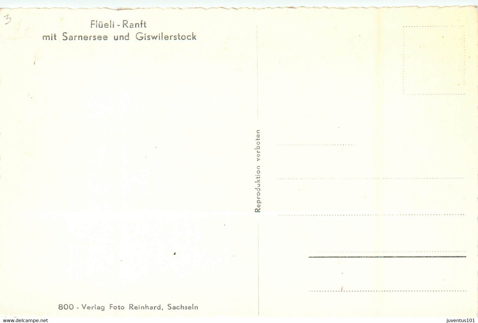 CPSM Flüeli Ranft Mit Sarnersee Und Giswilerstock        L1906 - Giswil