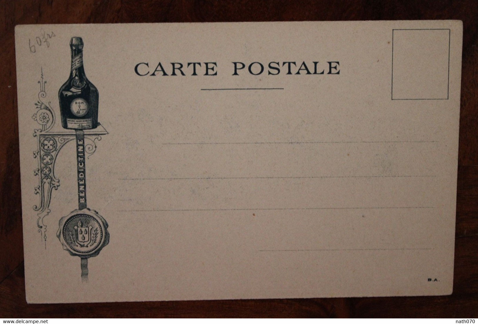 1910's CPA Ak Publicité Pub Illustrateur Vue De La Bénédictine à Fécamp - Advertising