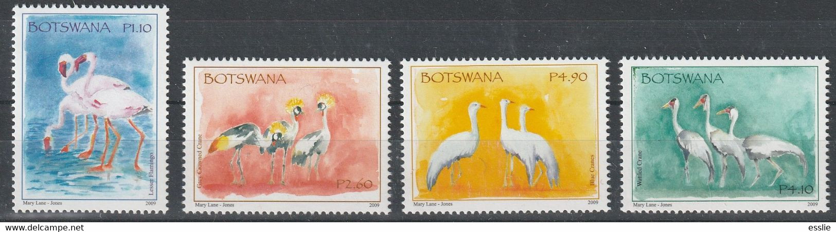 Botswana - 2009 - Endangered Birds - Flamingo