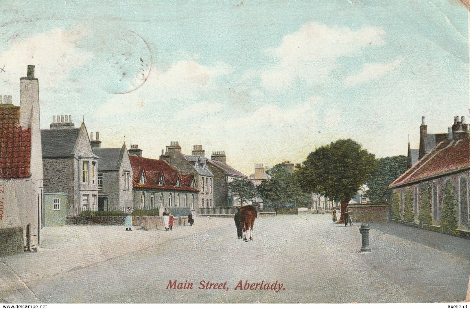 Ecosse  (6895) Aberly . Main Street - East Lothian