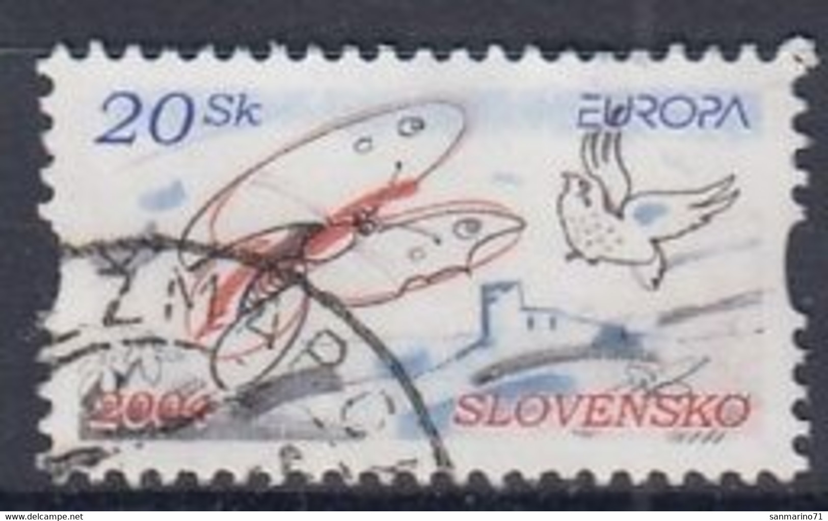SLOVAKIA 483,used,falc Hinged - Used Stamps