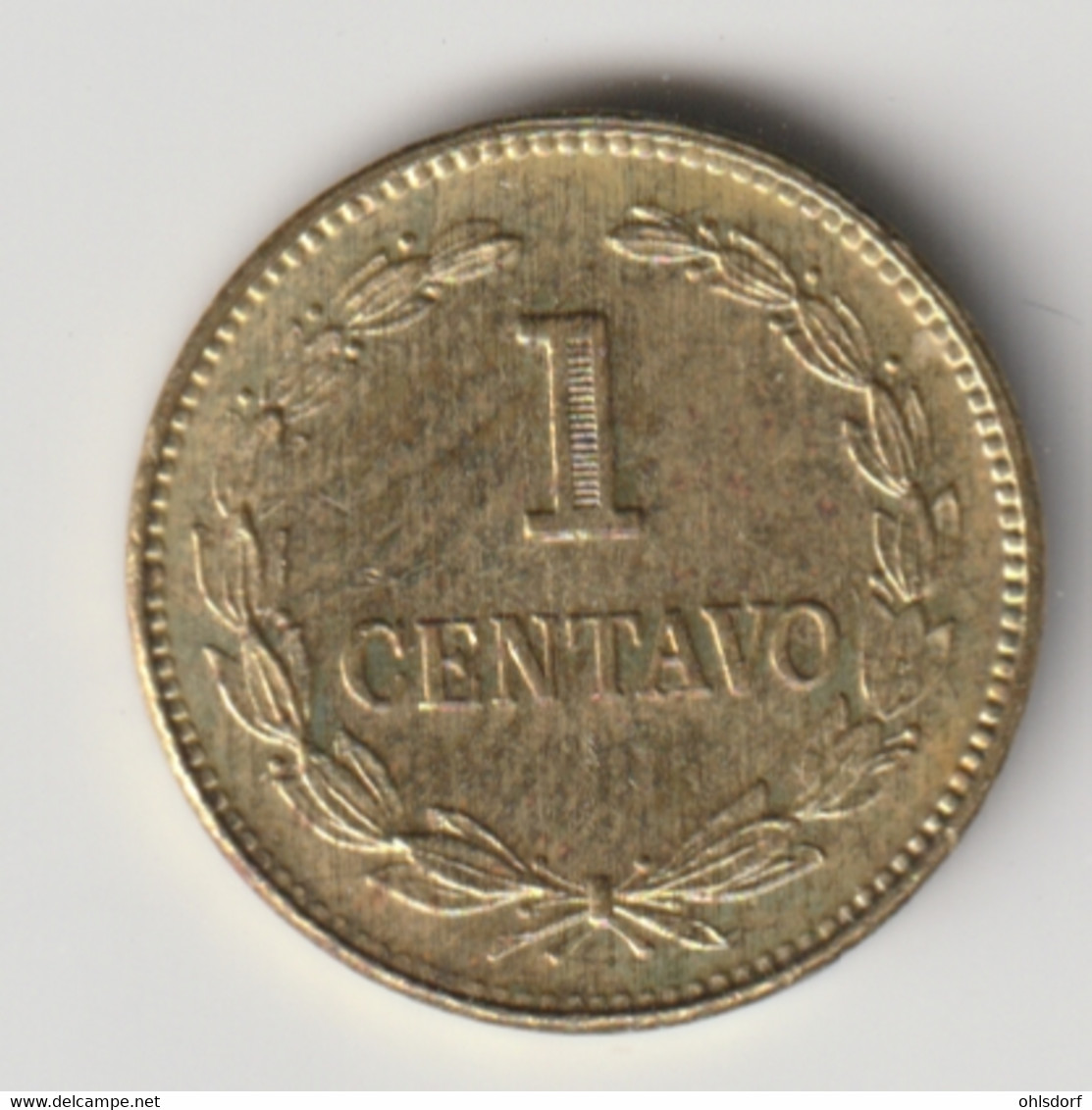 EL SALVADOR 1977: 1 Centavo, KM 135.2 - Salvador