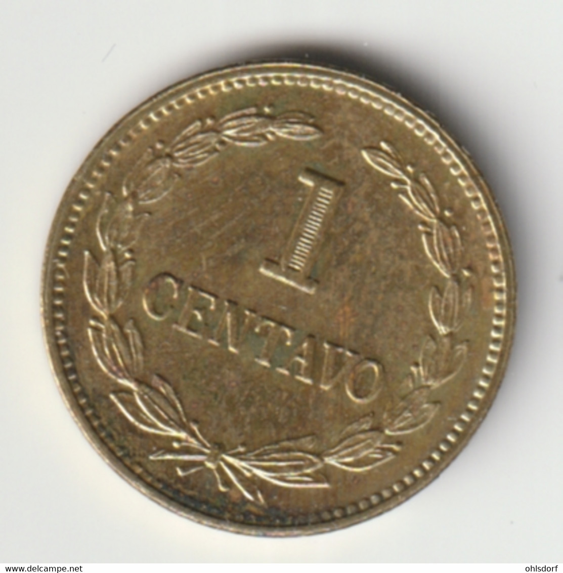 EL SALVADOR 1977: 1 Centavo, KM 135.2 - Salvador