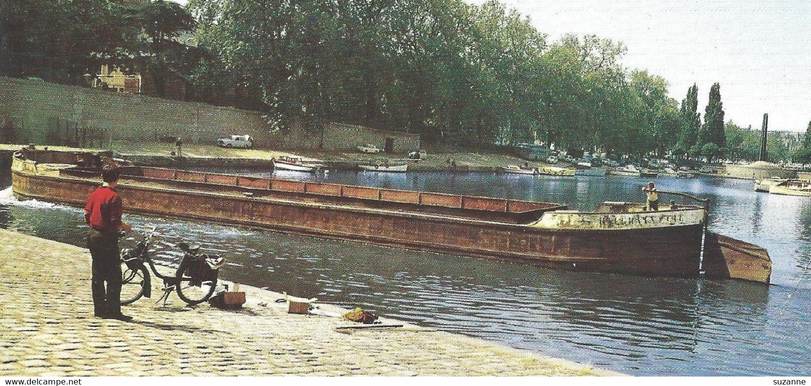 NANTES - Bassin Du PONT-MORAND - Thème PÉNICHE - SOLEX - VENTE DIRECTE X 44.109.218 La Cigogne - Péniches