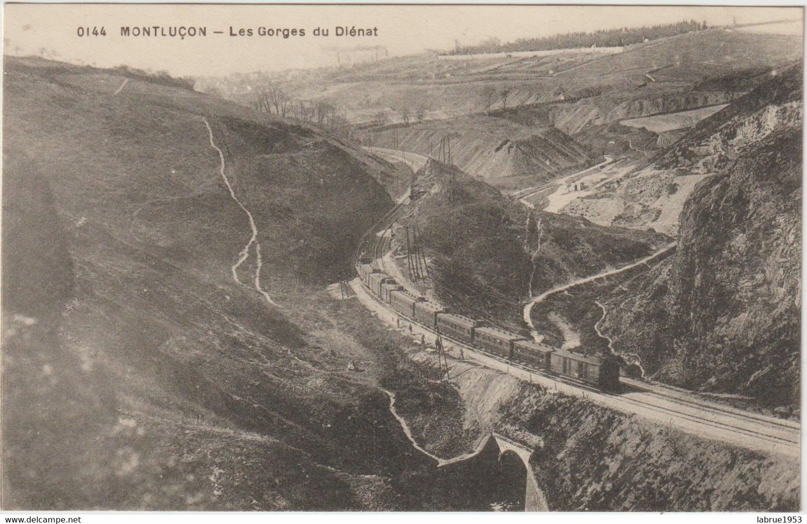 Montluçon -Les Gorges Du Diénat -  Train (F.6386) - Montlucon