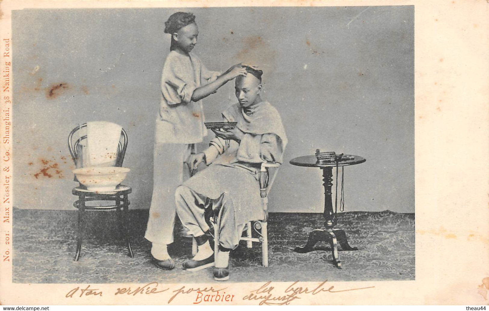 ¤¤   -   CHINE  -  Barbier Chinois     -  ¤¤ - Chine