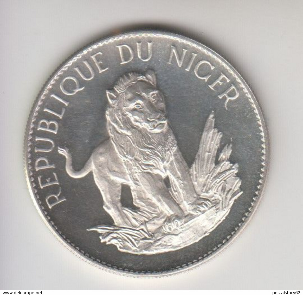 Niger - 10 Francs 1968 ( Lion ) Gr. 20 Arg. 900 FDC   -  KM # 8.1 - Niger