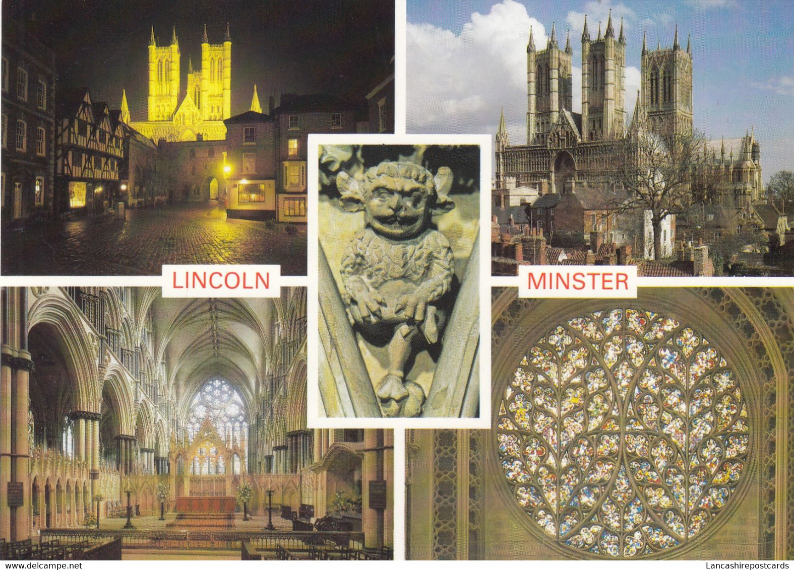 Postcard Lincoln Minster My Ref B26007 - Lincoln