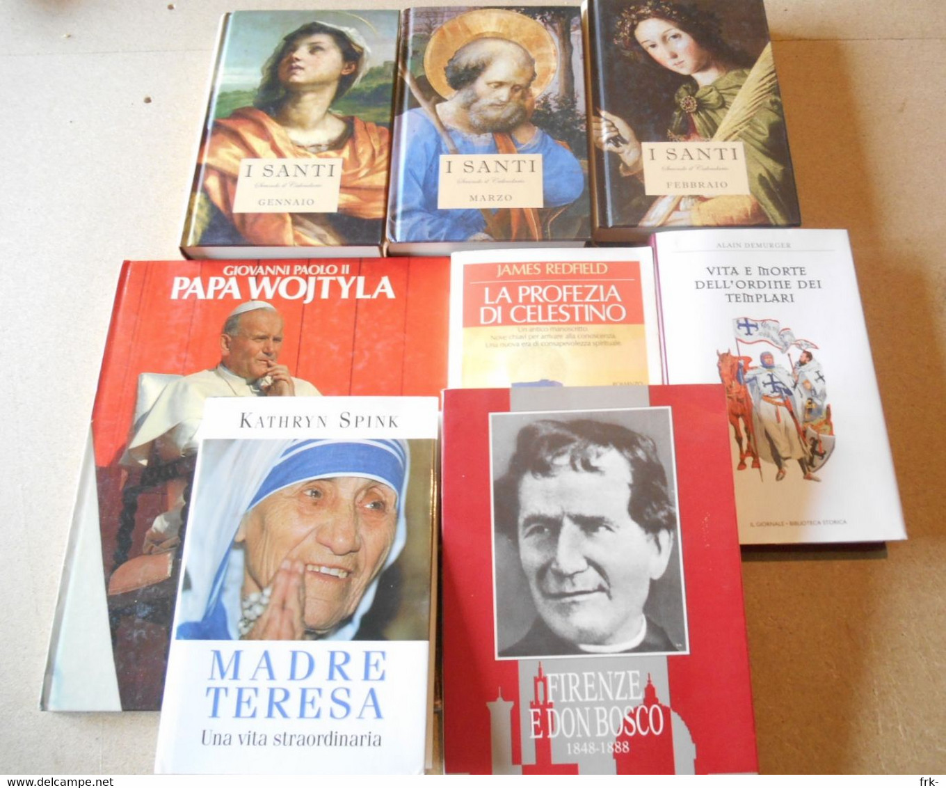 Lotto Di Libri Di Religione Don Bosco Madre Teresa Papa Wojtiva Santi - Godsdienst