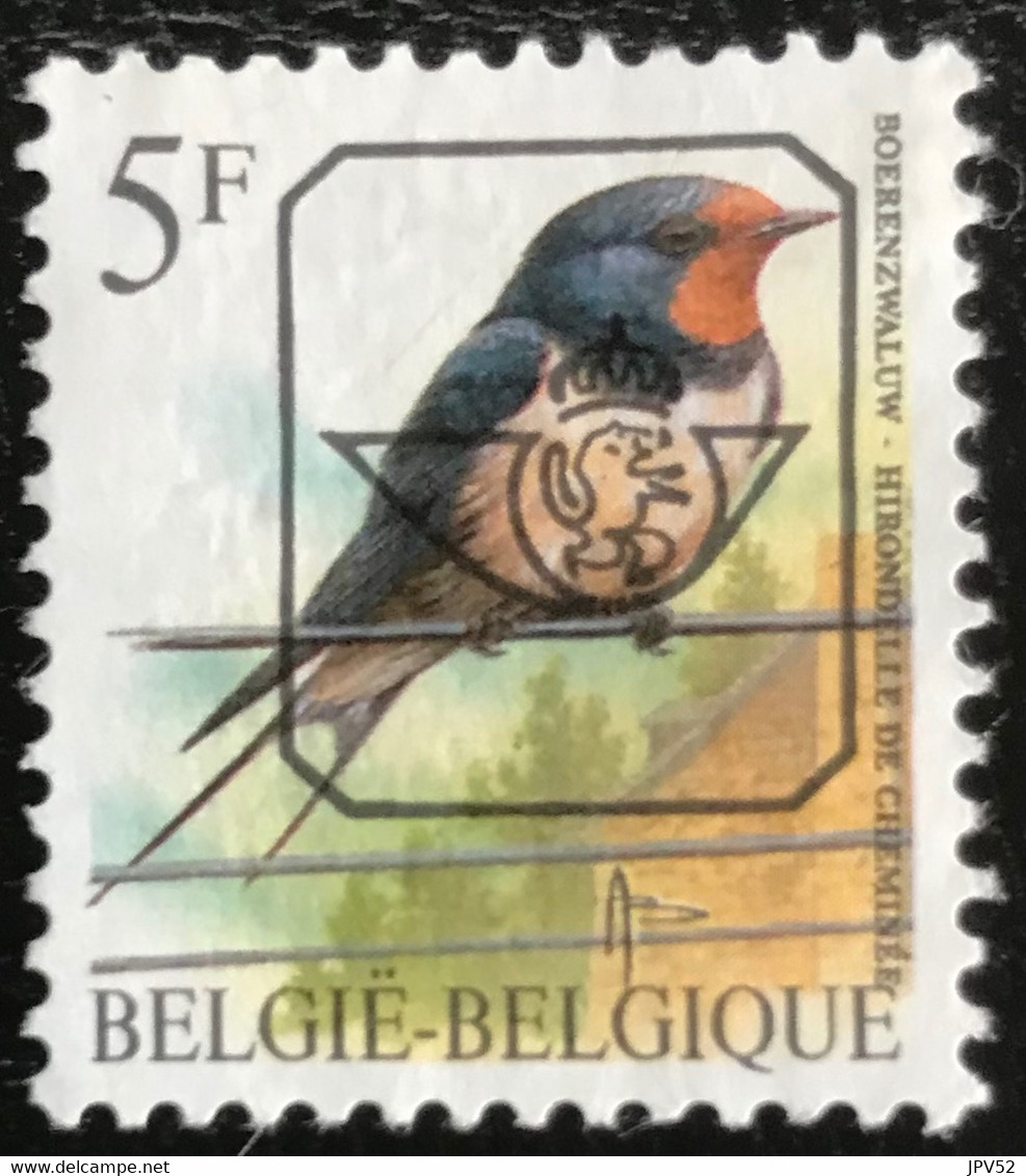 België - Belgique - C11/52 - (°)used - 1992 - Michel 2527V - Boerenzwaluw - Tipo 1986-96 (Uccelli)