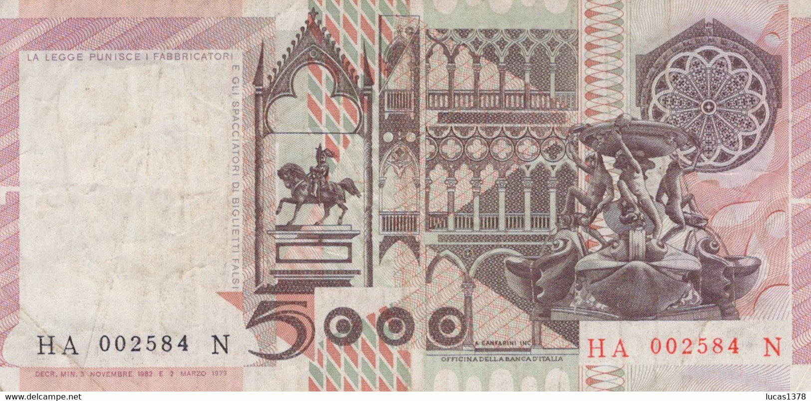 5000 Lire "A.Da Messina" / Signature Ciampi & Stevani / 03/11/1982 - 5000 Liras