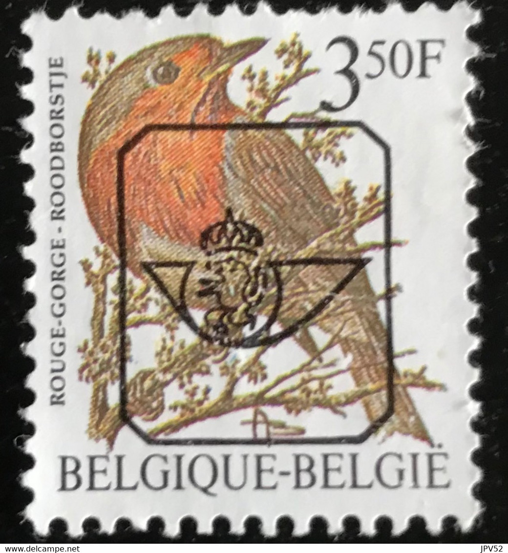 België - Belgique - C11/52 - (°)used - 1986 - Michel 2275V - Roodborstje - Typografisch 1986-96 (Vogels)