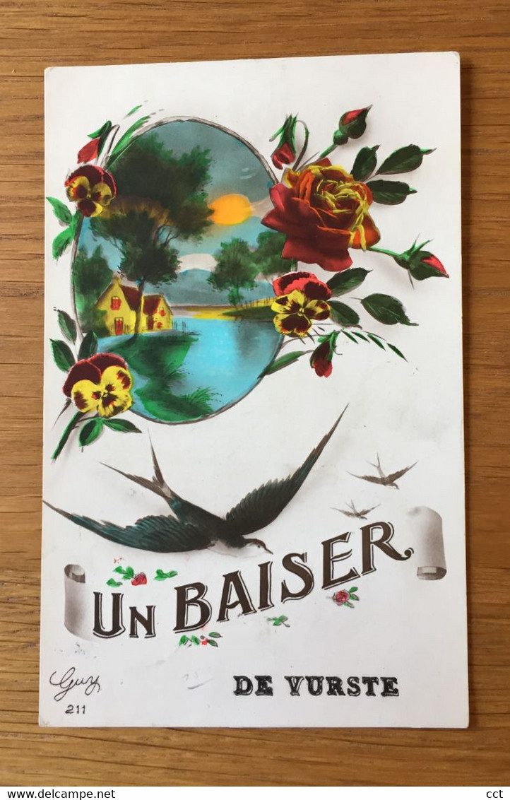 Vurste Gavere  Un Baiser De Vurste (stempel 1929) - Gavere