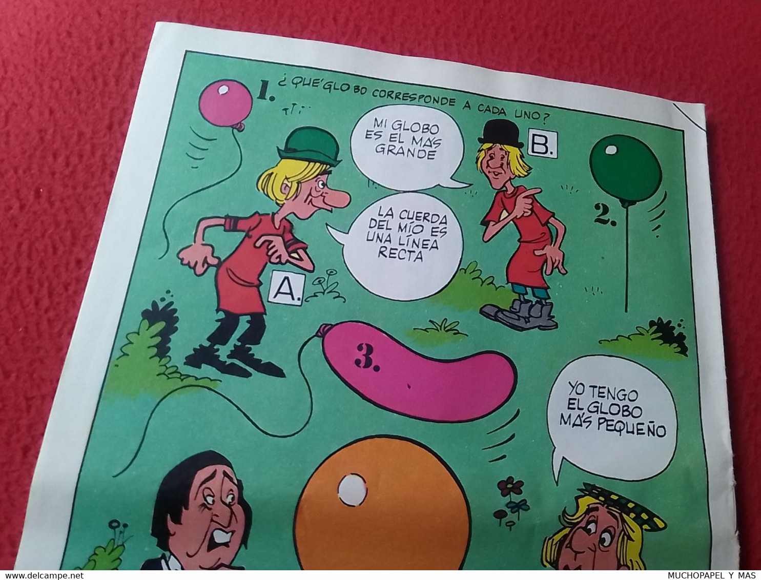 ANTIGUA REVISTA INFANTIL COMIC TEBEO COLE COLE GABY FOFO MILIKI Y FOFITO Nº 35 SEP. 1976 BRUGUERA LOS PAYASOS DE LA TELE - Cómics Antiguos