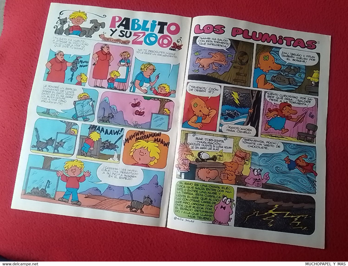 ANTIGUA REVISTA INFANTIL COMIC TEBEO COLE COLE GABY FOFO MILIKI Y FOFITO Nº 35 SEP. 1976 BRUGUERA LOS PAYASOS DE LA TELE