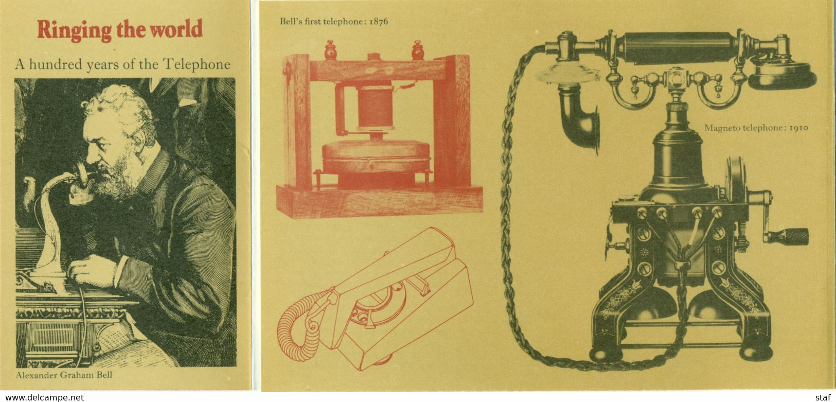 YT Nrs. 786-789** Graham Bell - The Telephone - Presentation Packs