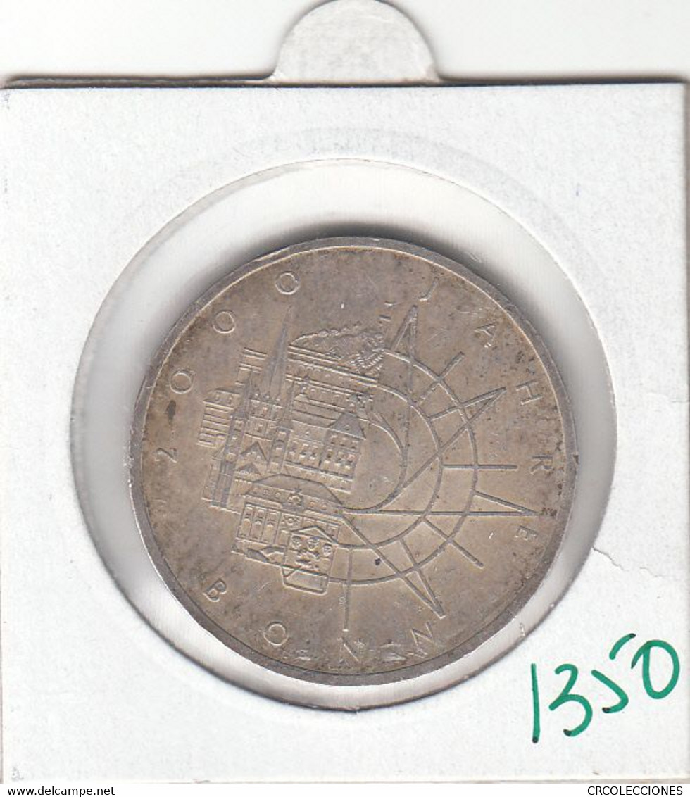 CR1350 MONEDA ALEMANIA 10 MARCOS 1989 PLATA MBC - Autres & Non Classés