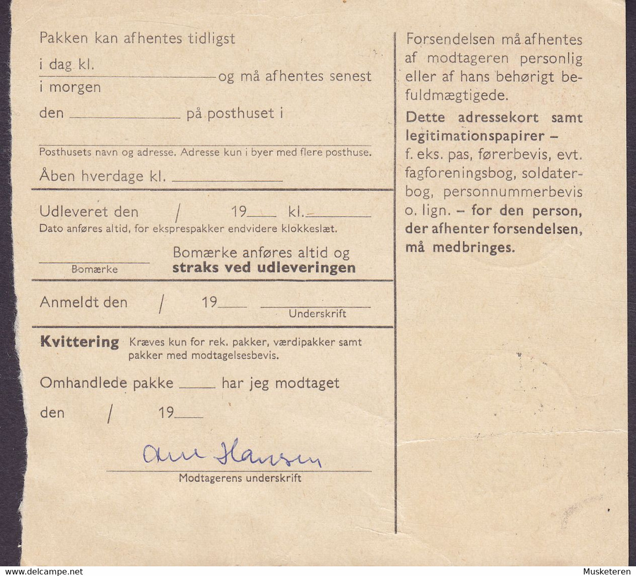 Denmark Bulletin D'Expedition Paketkarte KØBENHAVN 1974 CHRISTIANSHÅB Greenland 'Afventer Skibslejlighed Til Grønland' - Storia Postale