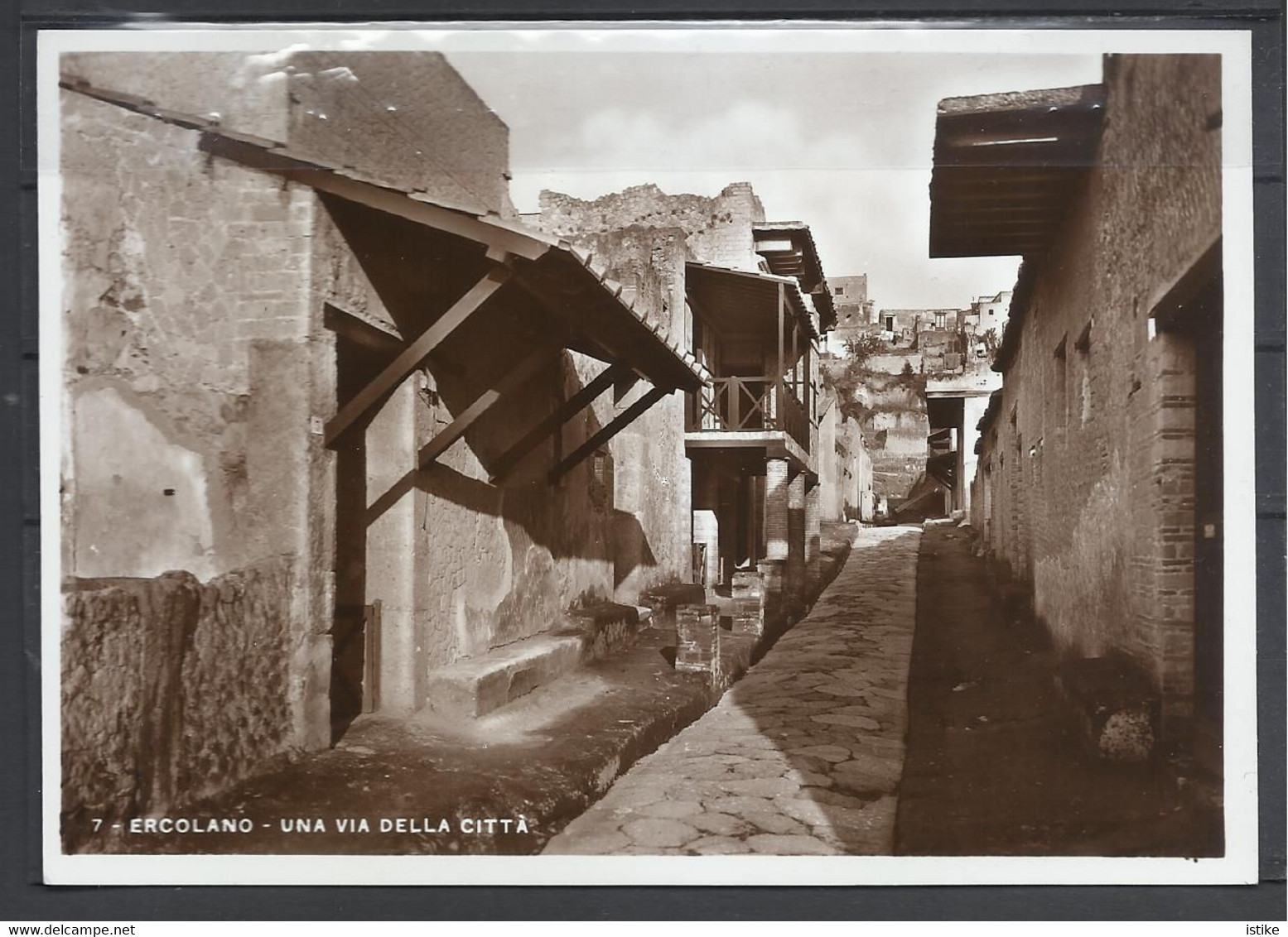 Italy,  Ercolano, Una Via Della Citta, 1937. - Ercolano