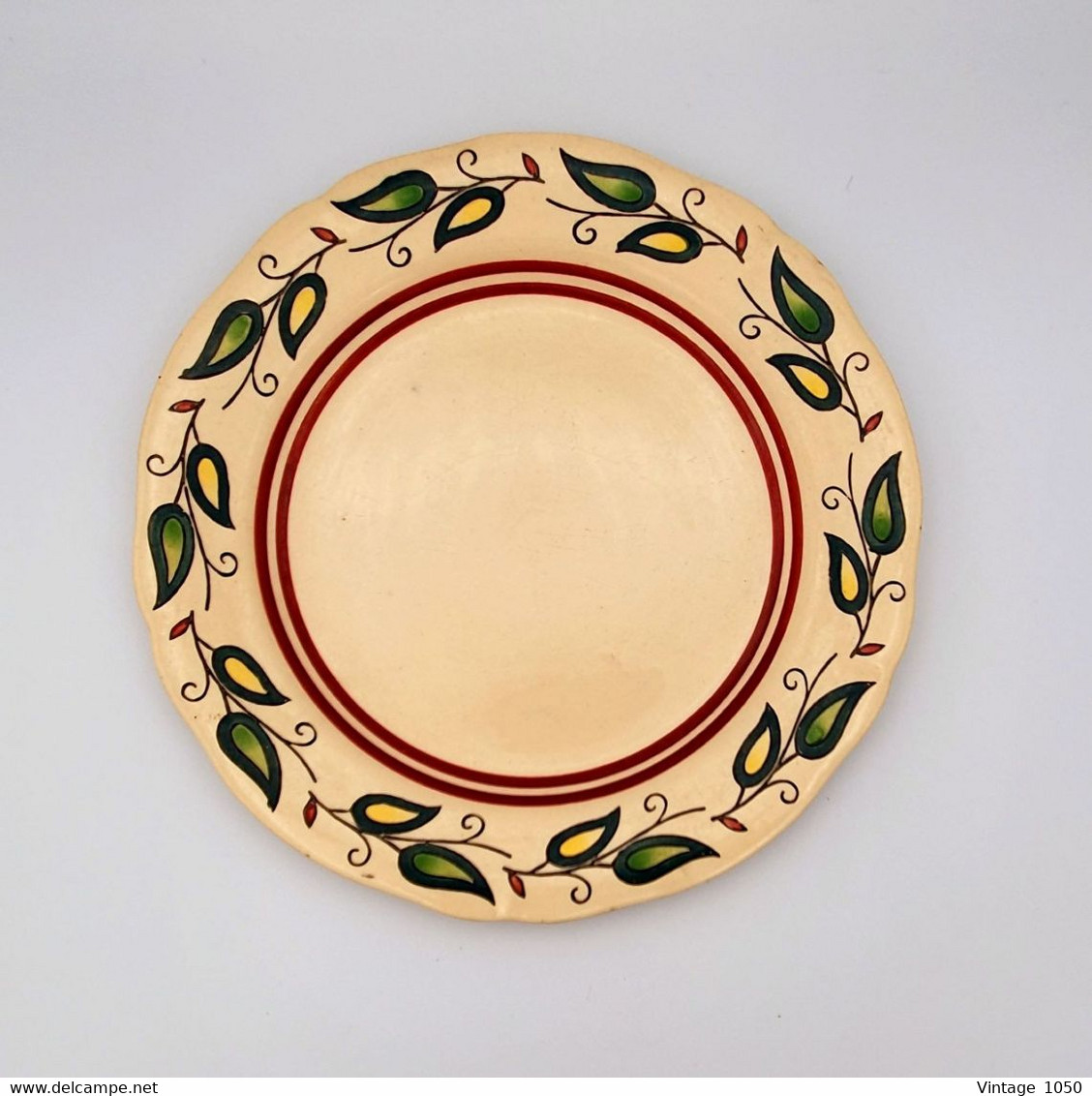 ✅Assiette Ancienne GIEN  France Coll. SOLOGNE  N°67 Diam 22 Cm  #200805 #madeinfrance #faience - Gien (FRA)