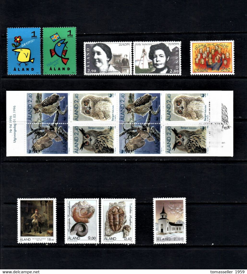Aland-14 !! Years (1994-2007) Set- Almost 125 Issues .MNH - Aland