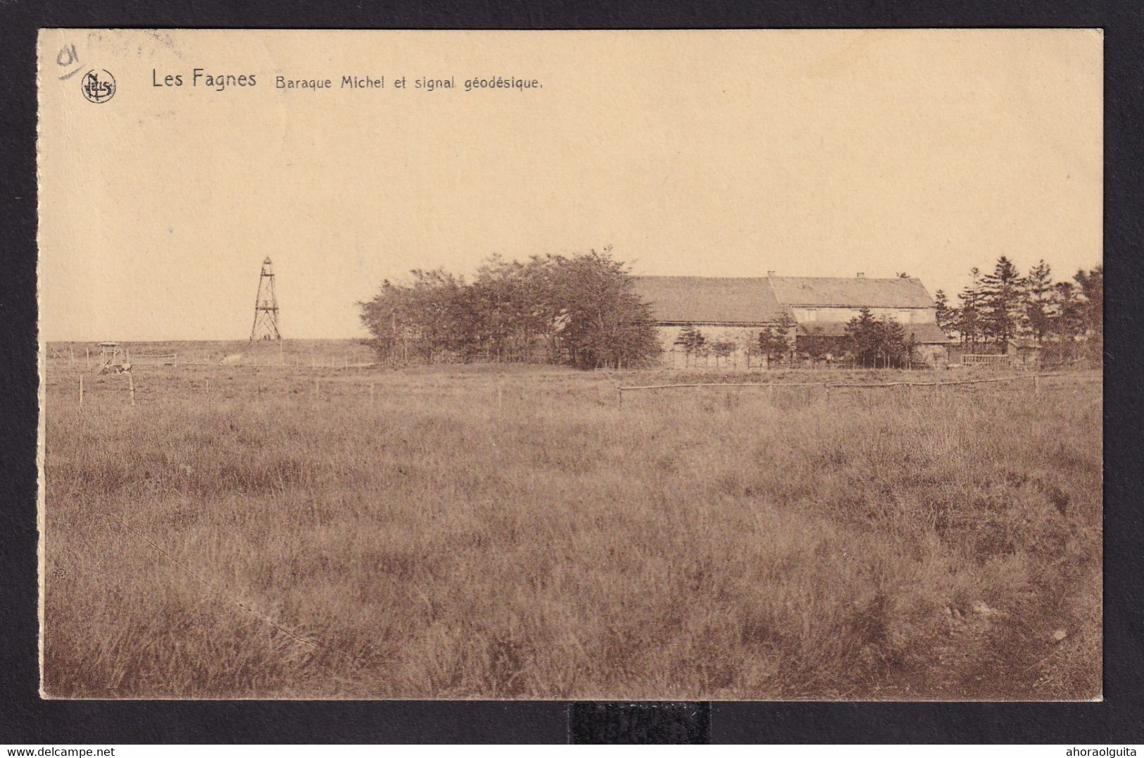 039/38 - CANTONS DE L'EST - Carte-Vue Les Fagnes TP Lion Héraldique SOURBRODT 1930 Vers BXL - 1929-1937 León Heráldico