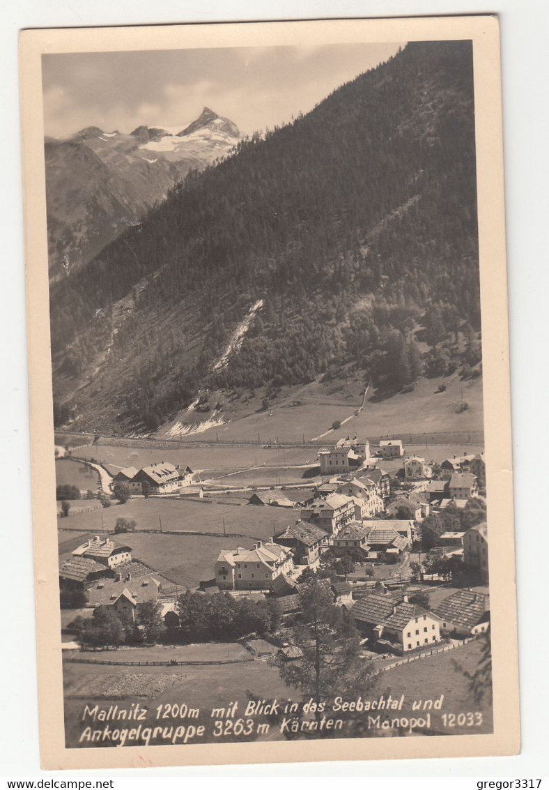 C559) MALLNITZ Mit Blick In Das Seebachtal Und Ankogelgruppe 3263 Kärnten - Mallnitz