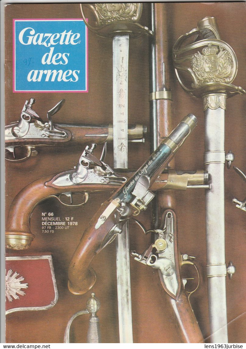 Gazette Des Armes , N°66 , Décembre 1979 , PM MAS 1938 - Wapens