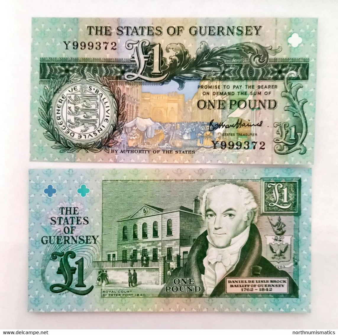 Guernsey 1 Pound Unc - Guernesey