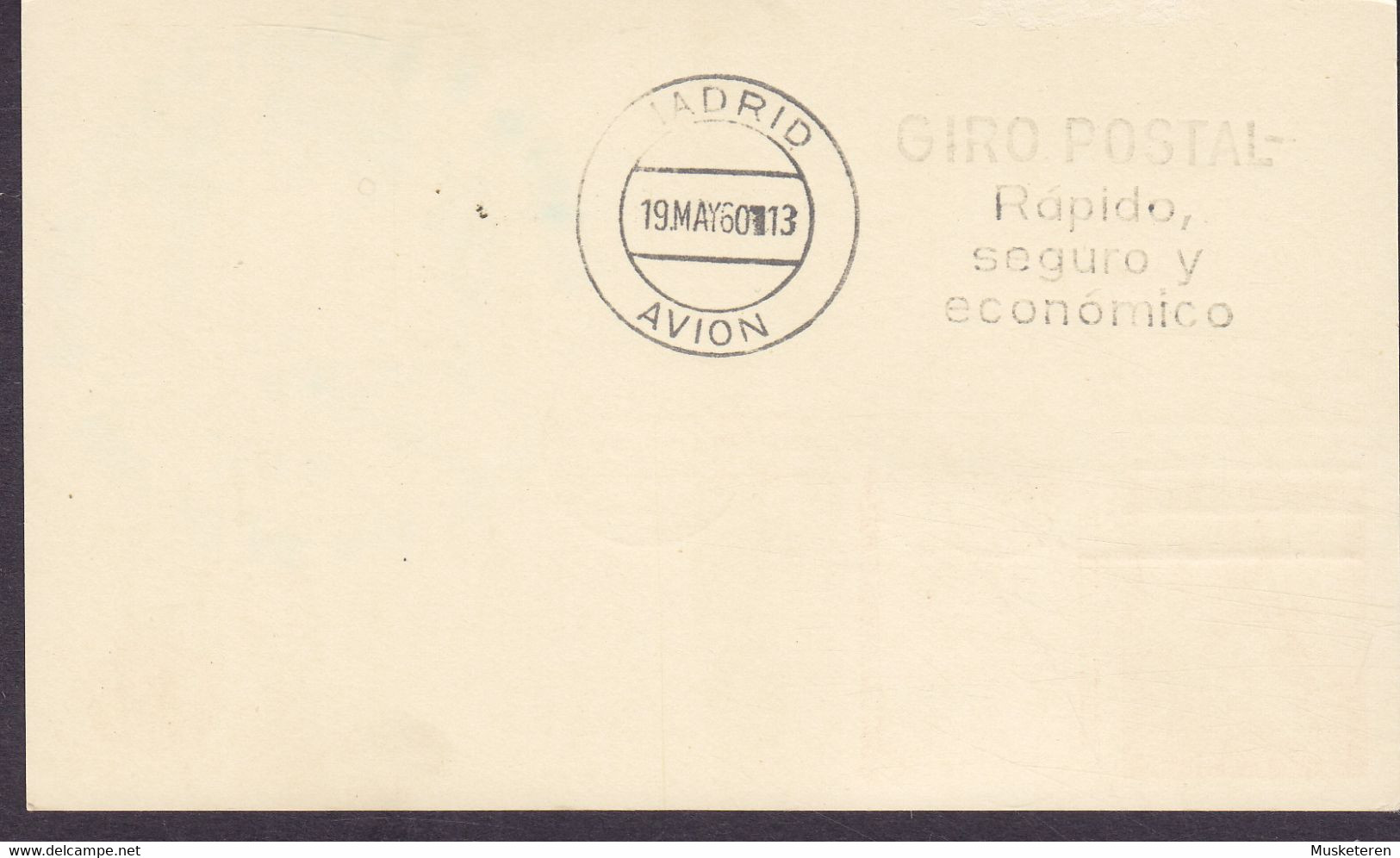 United Nations Uprated Postal Stationery Ganzsache First Jet Air Mail Service NEW YORK - LISBON - MADRID , NEW YORK 1960 - Cartas & Documentos