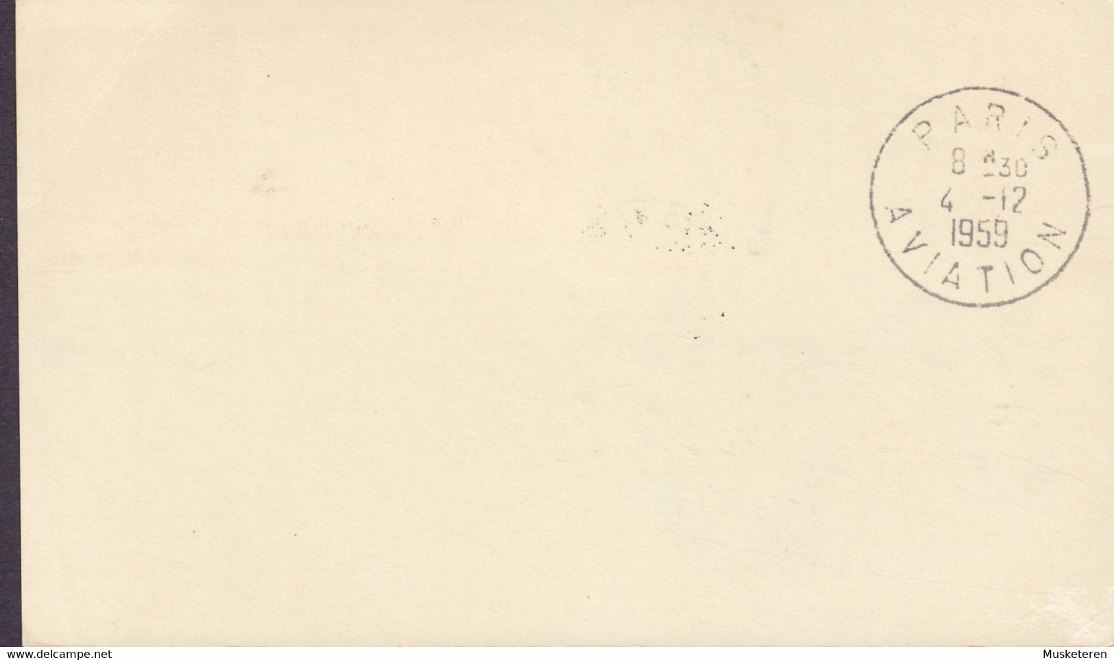 United Nations Uprated Postal Stationery Ganzsache NEW YORK - PARIS - ROME, NEW YORK 1959 (2 Scans) - Brieven En Documenten