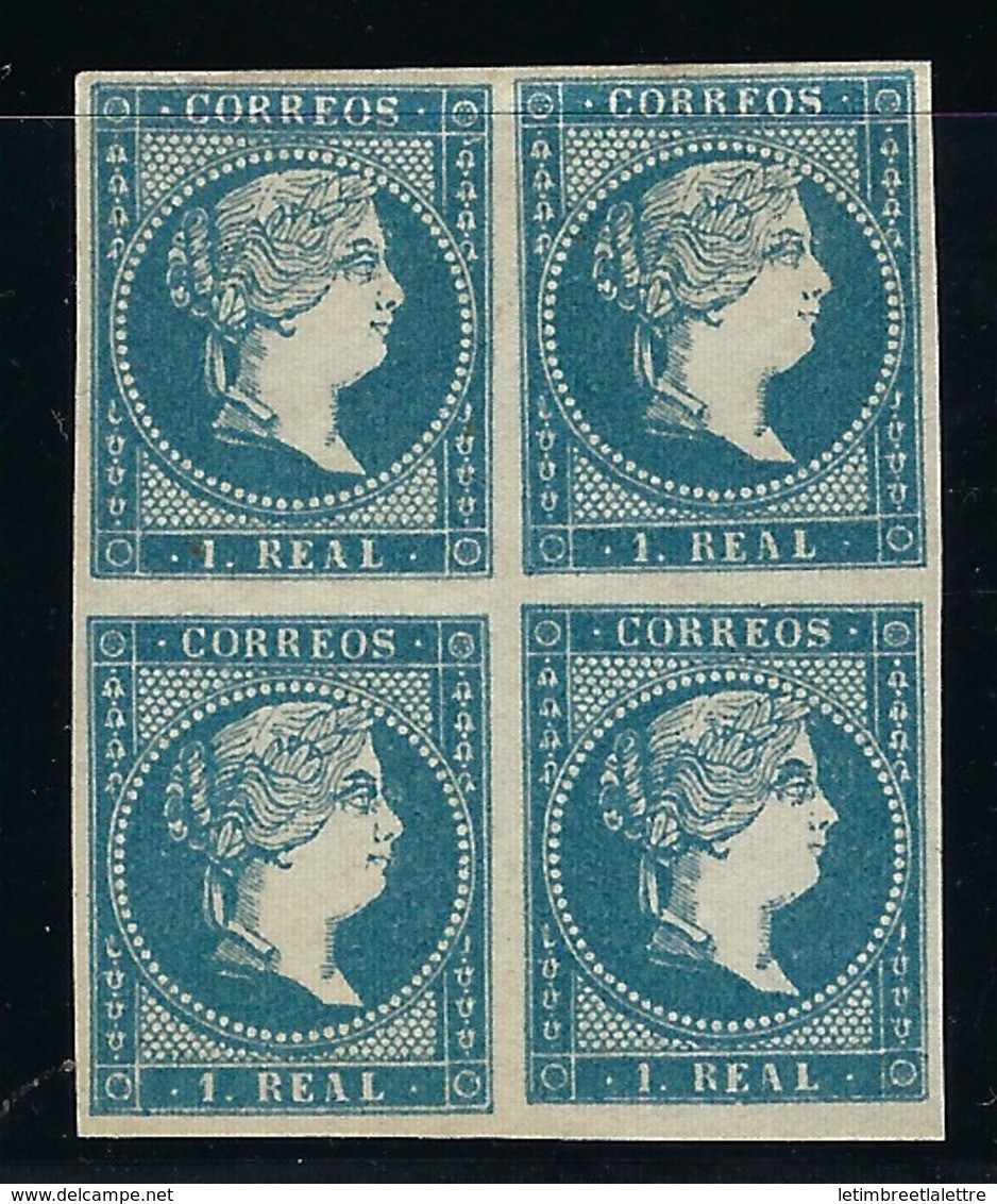 Espagne - N° 45 * - Neuf Avec Charnière - Belle Qualité - Bloc De 4 - Unused Stamps