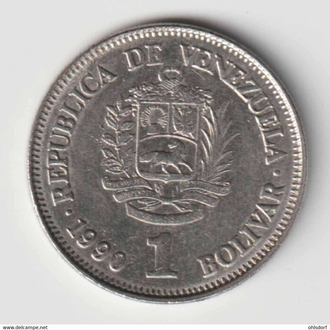 VENEZUELA 1990: 1 Bolivar, Y# 52 - Venezuela