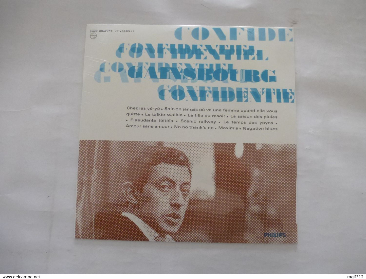 SERGE GAINSBOURG : CONFIDENTIEL - 33 T Edition En 2001 - Disque Numéroté : 1973 - Ediciones De Colección