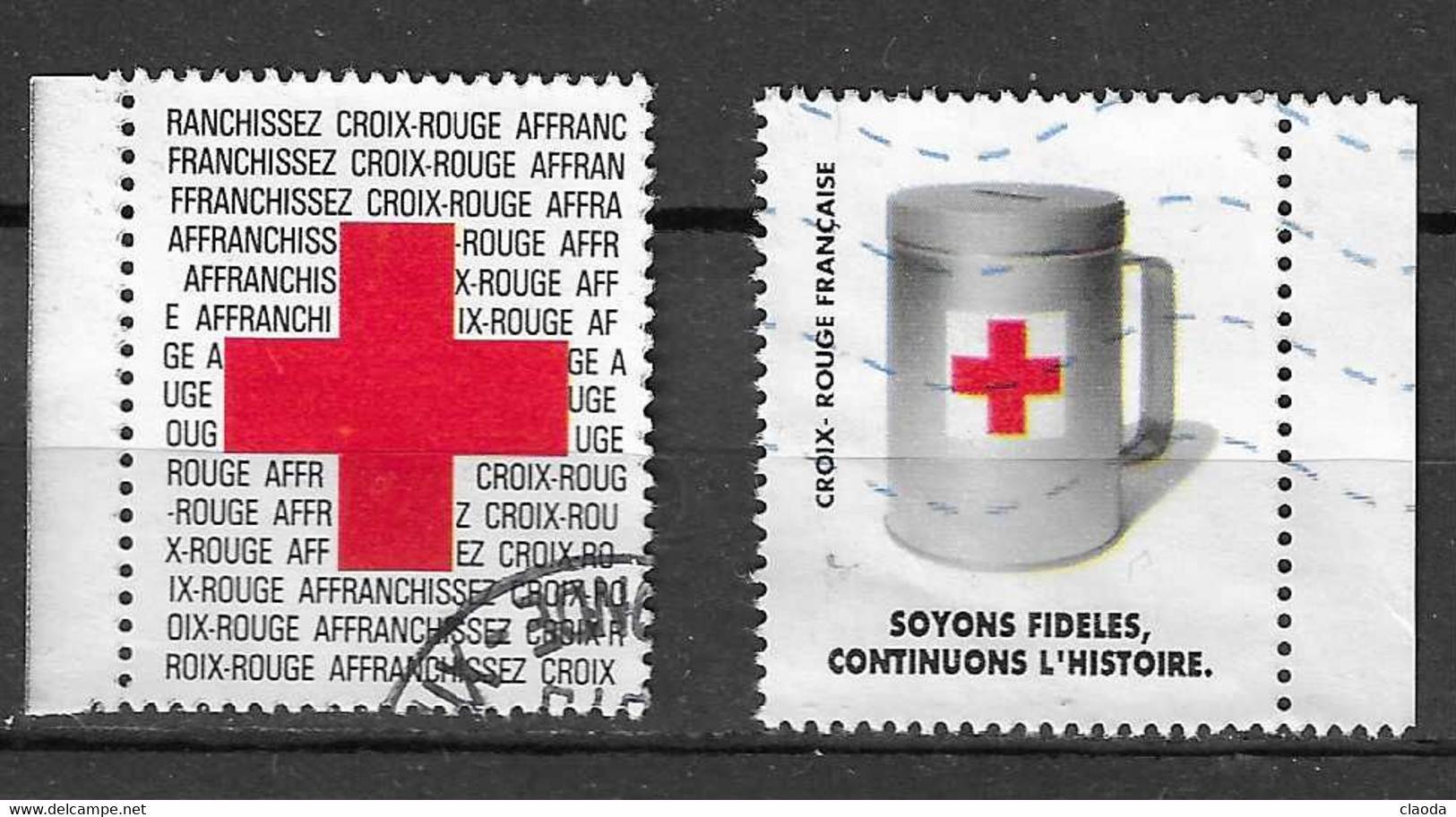 VM 23 - Vignettes CROIX ROUGE ( Carnets De Timbres FRANCE (1988 Et 1992) - Croix Rouge