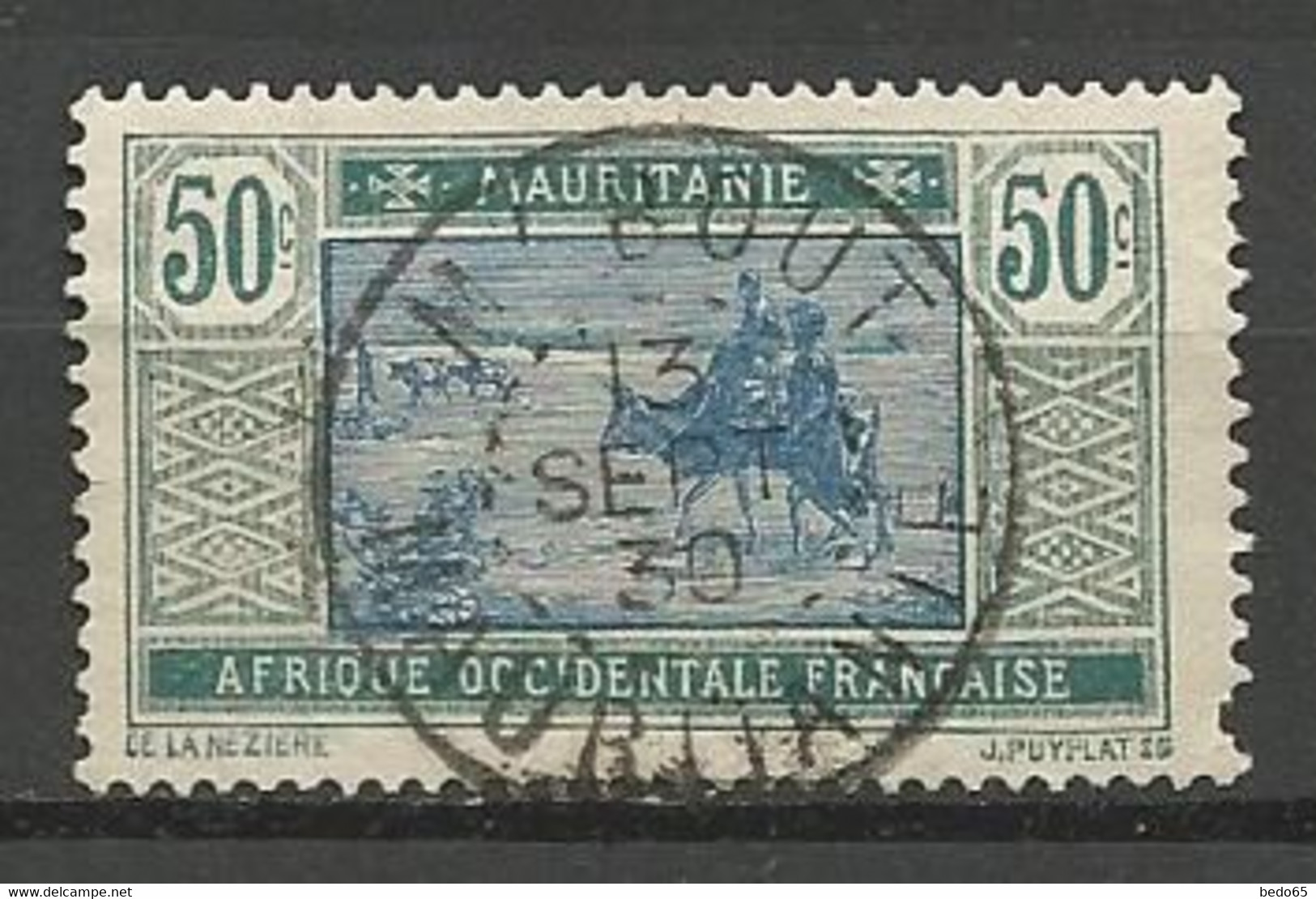 MAURITANIE N° 46 CACHET M' BOUT - Usati