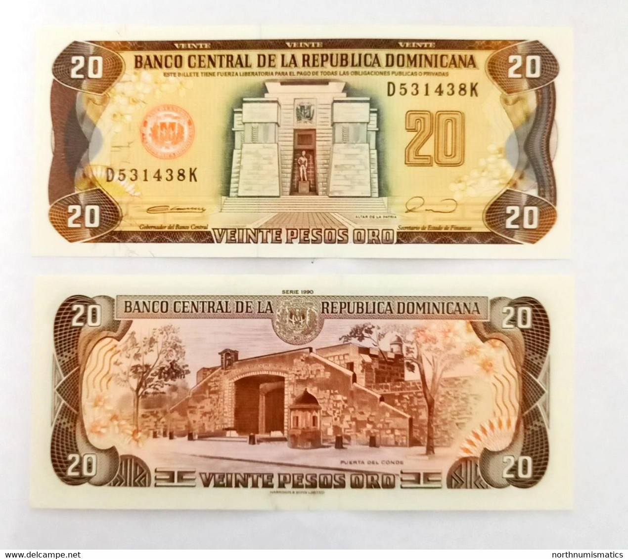 Dominicana 20 Pesos 1990 Unc - Repubblica Dominicana