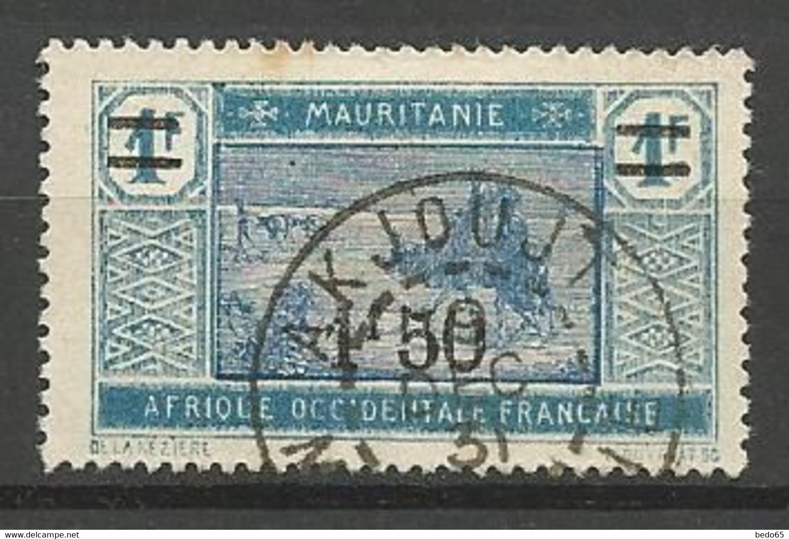 MAURITANIE N° 53 CACHET AKJOUJT - Usati