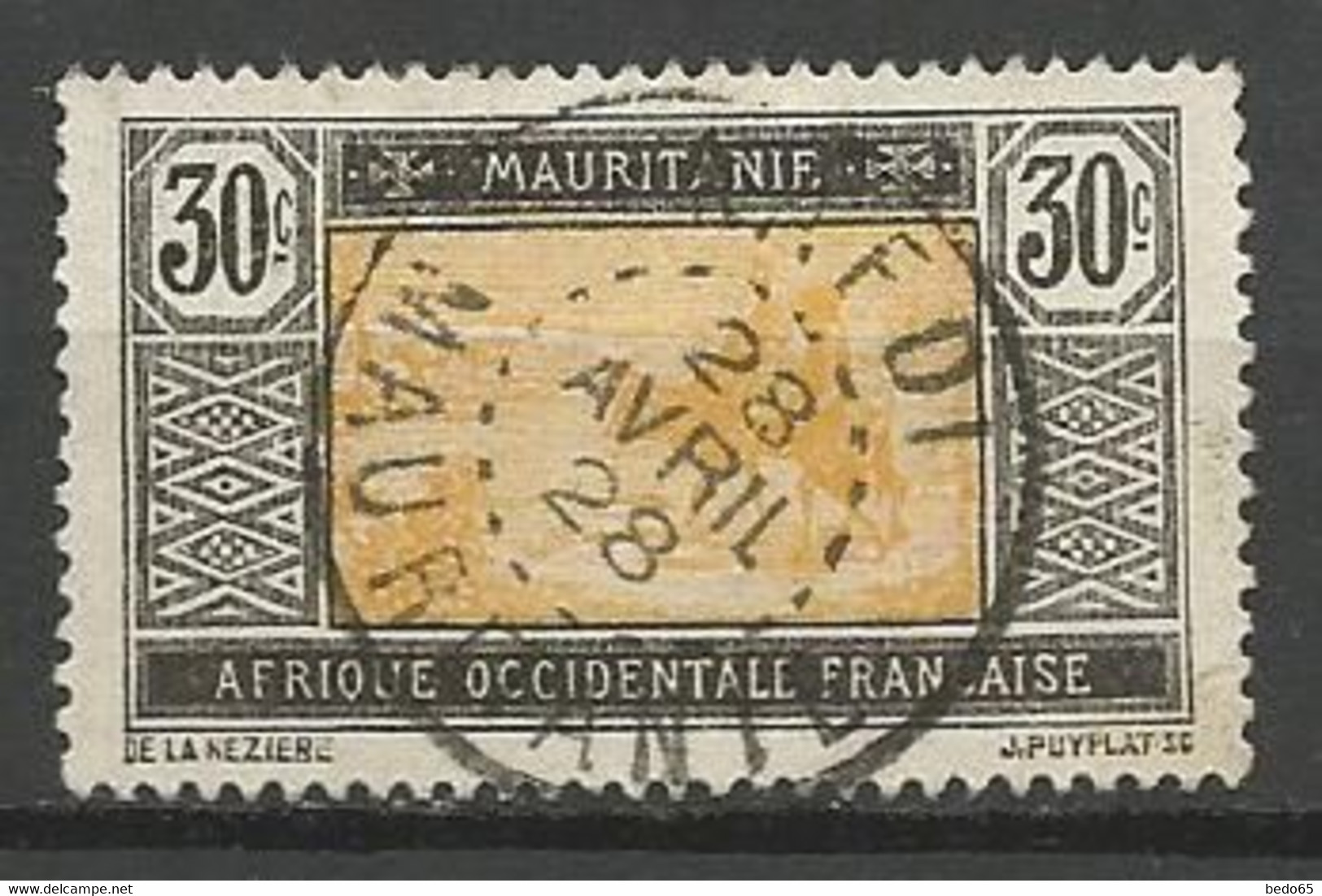 MAURITANIE N° 44 CACHET KAEDI - Used Stamps