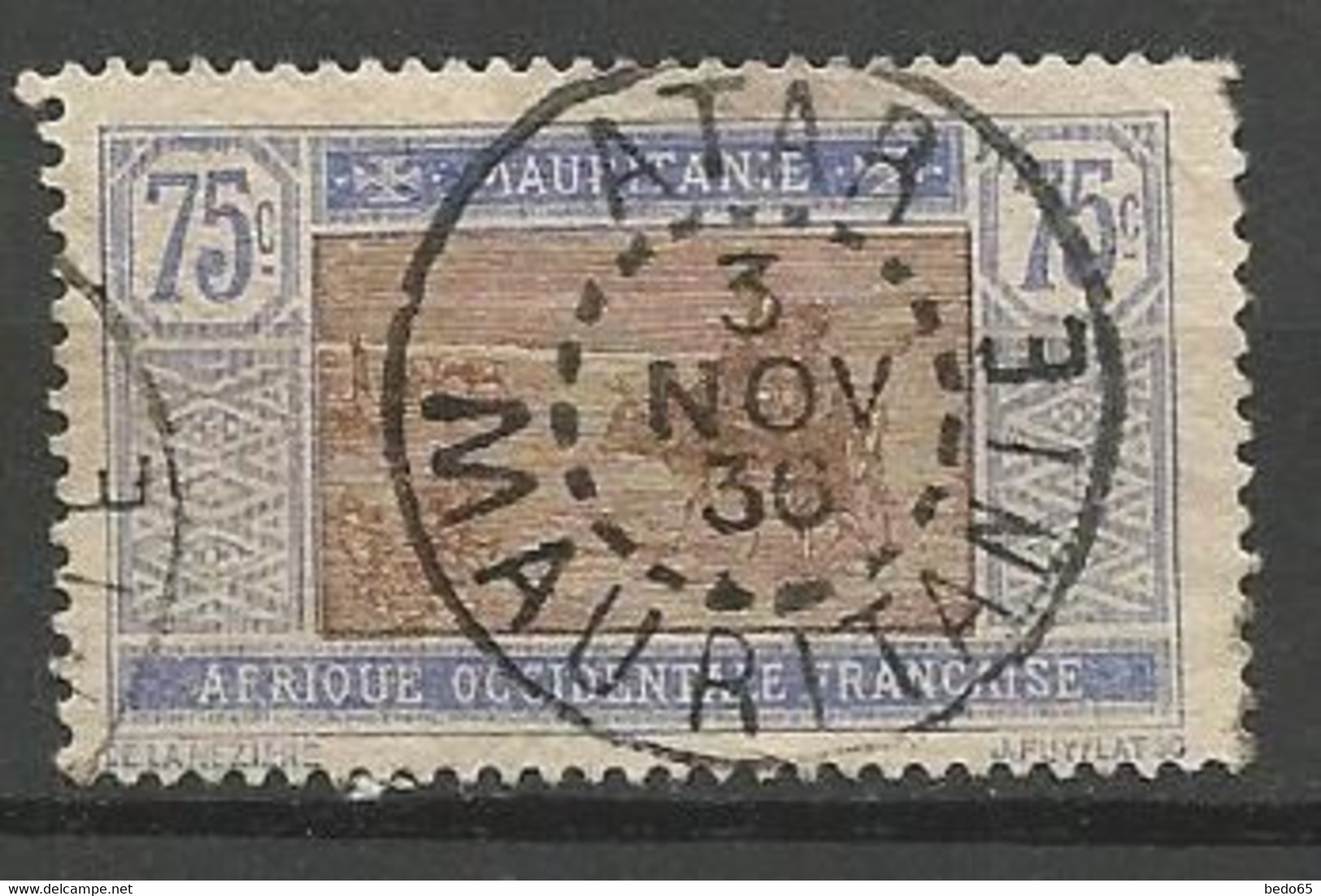 MAURITANIE N° 33 CACHET ATAR - Usati