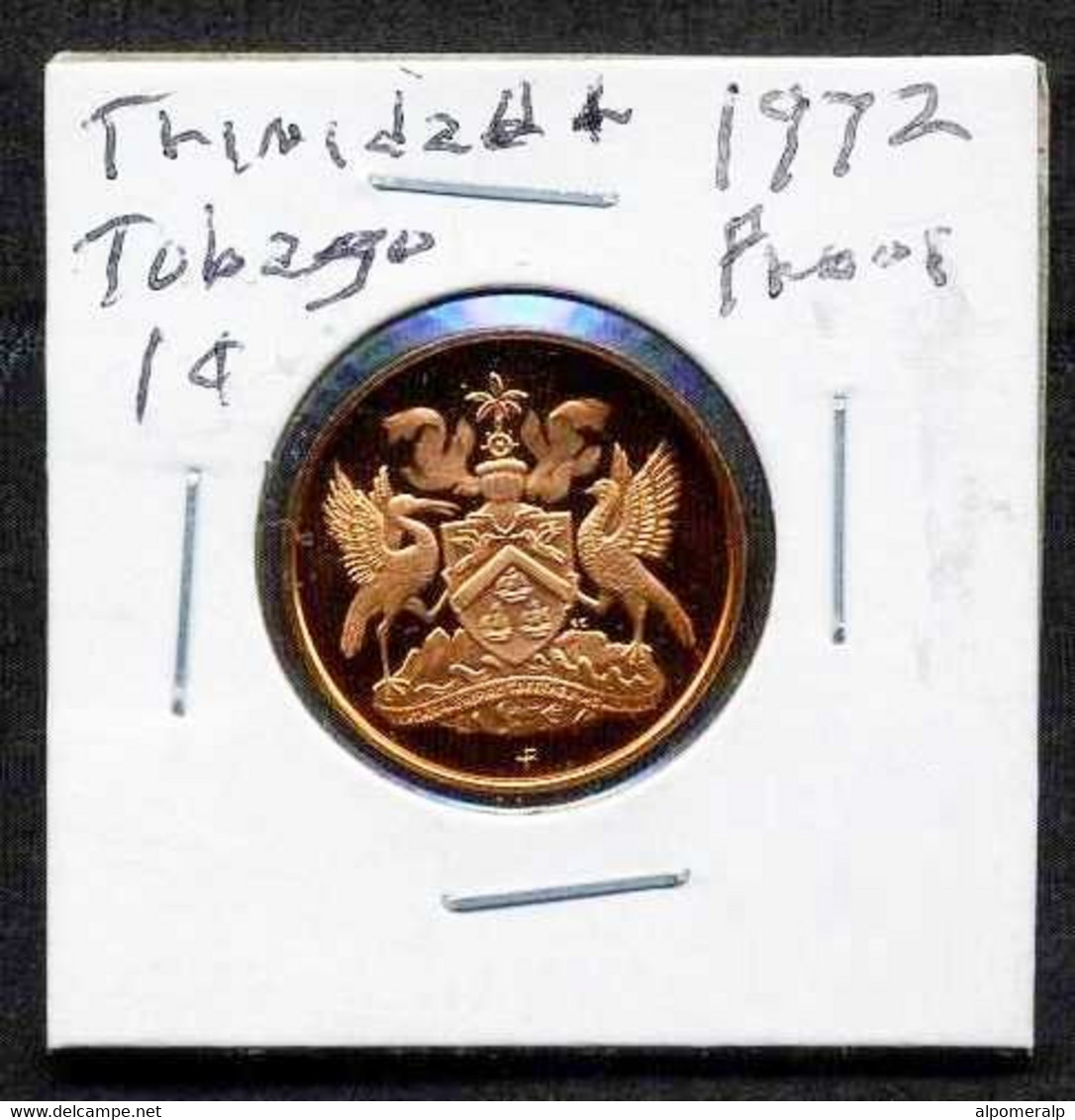 Trinidad & Tobago 1972 1 Cent Proof - Trinidad & Tobago