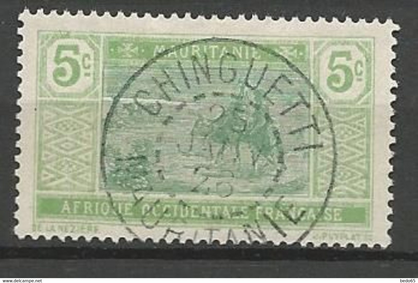 MAURITANIE N° 20 CACHET CHINGUETTI - Usati