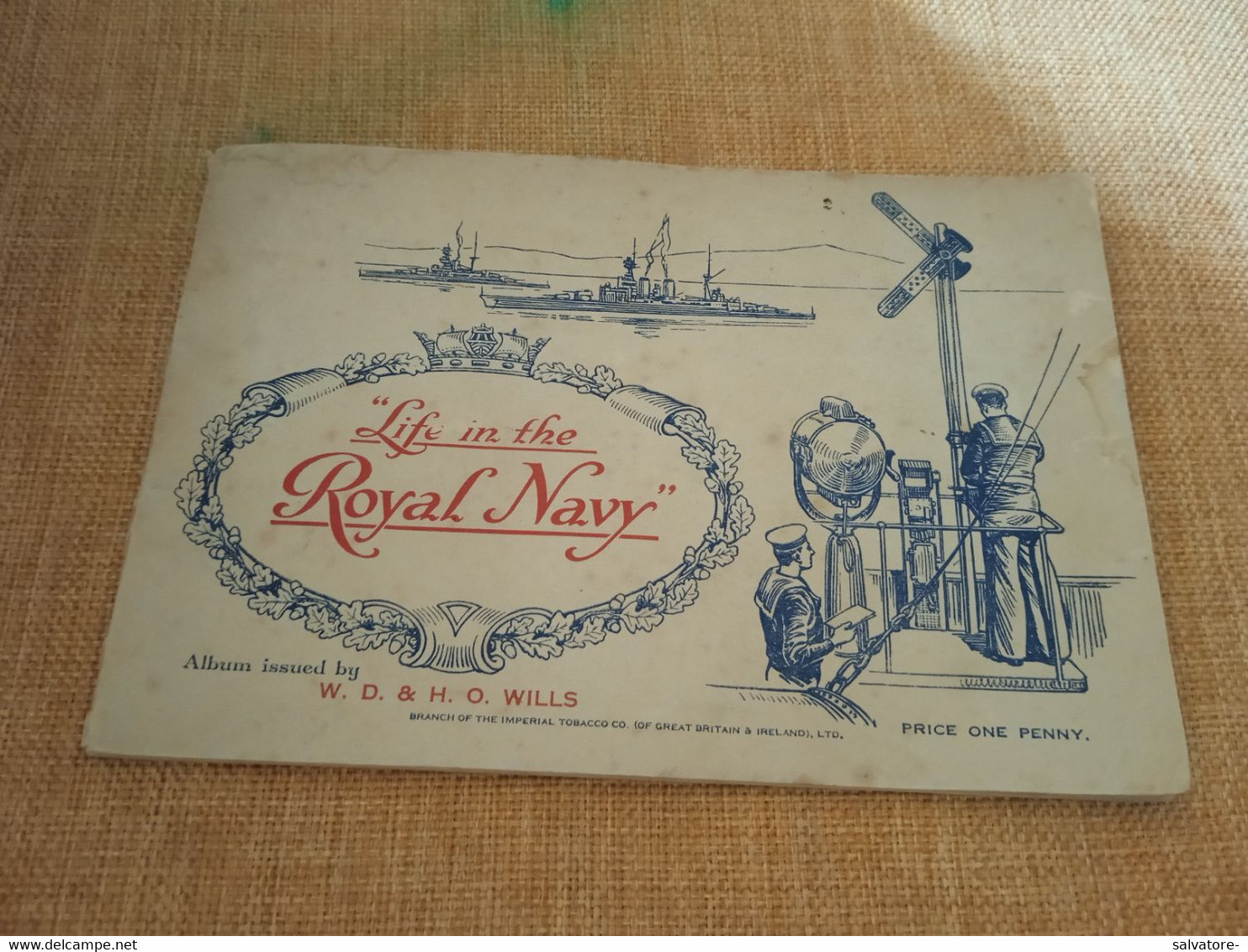 ALBUM FIGURINE LIFE IN THE ROYAL NAVY 1939 - Inglés