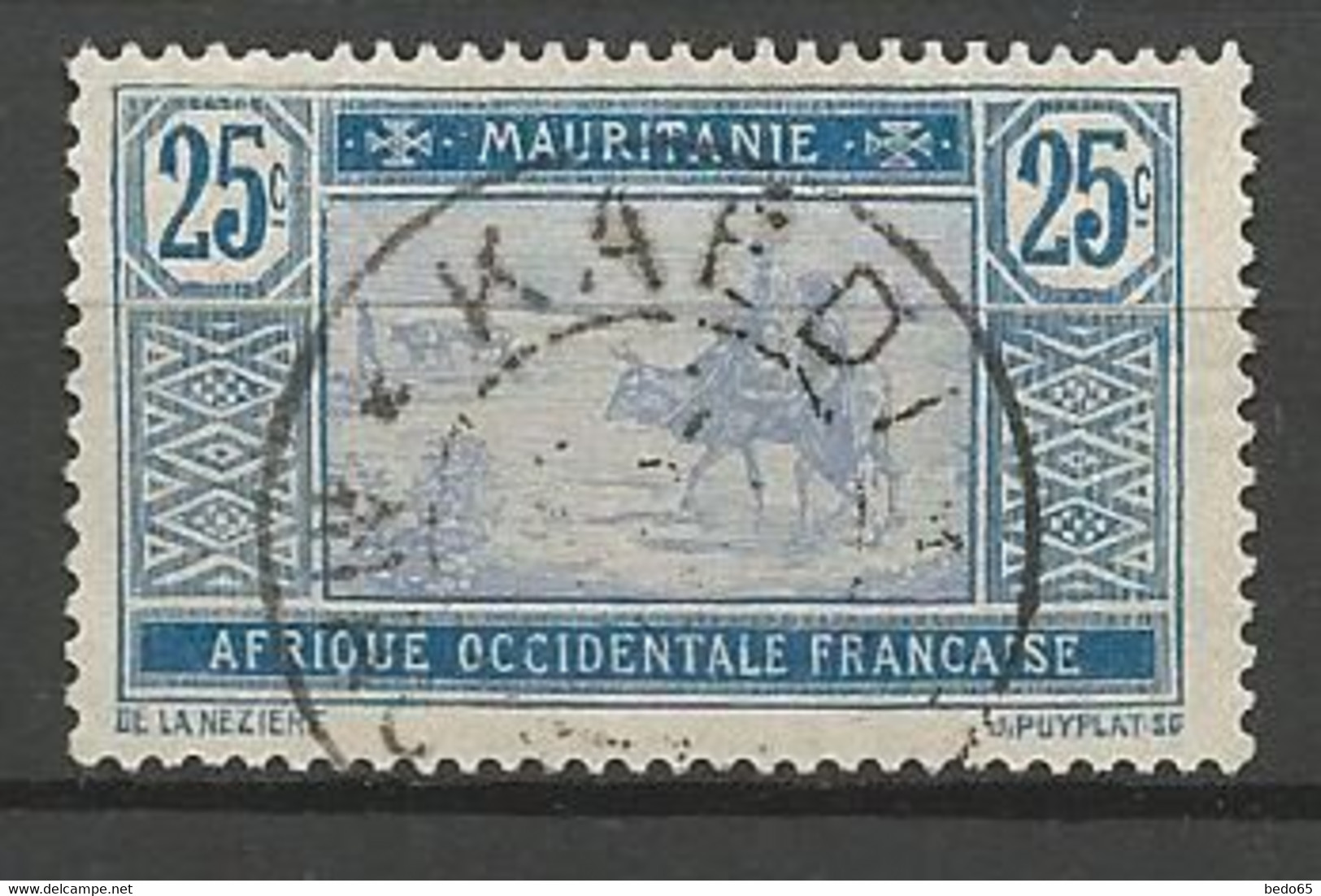 MAURITANIE N° 24 CACHET KAEDI - Oblitérés