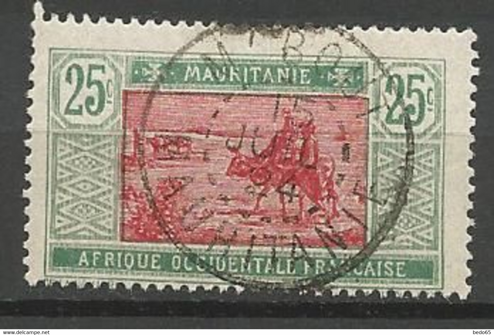 MAURITANIE N° 42 CACHET M' BOUT - Usati