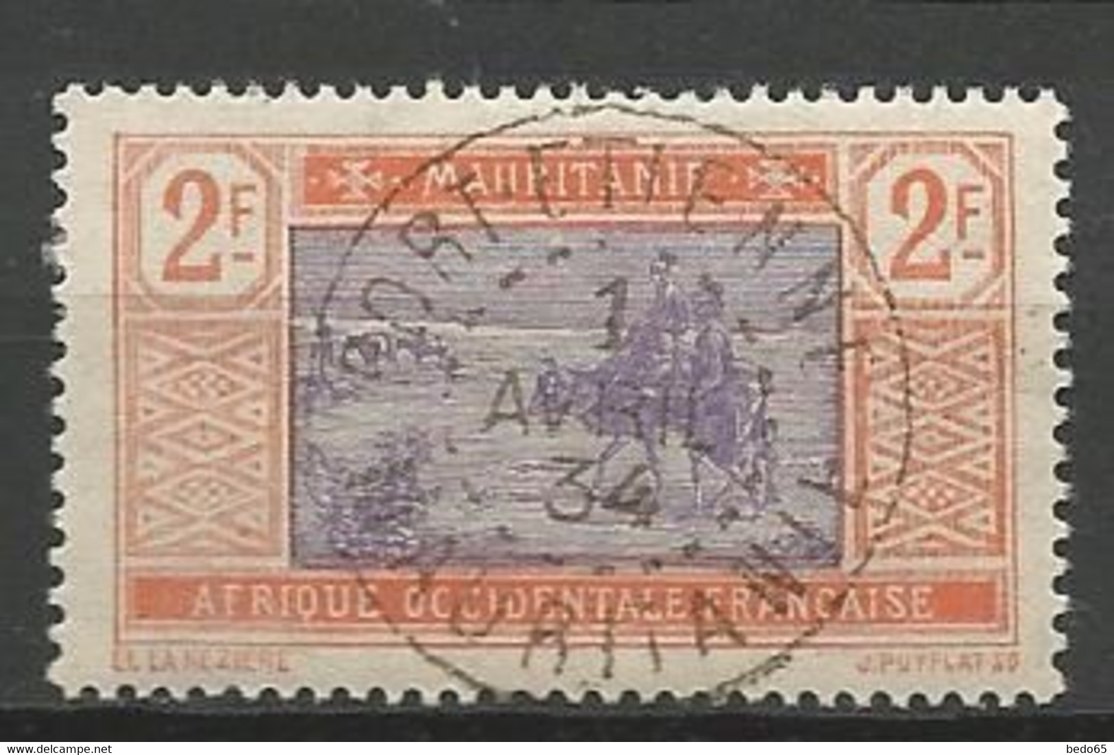 MAURITANIE N° 32 CACHET PORT-ETIENNE - Used Stamps